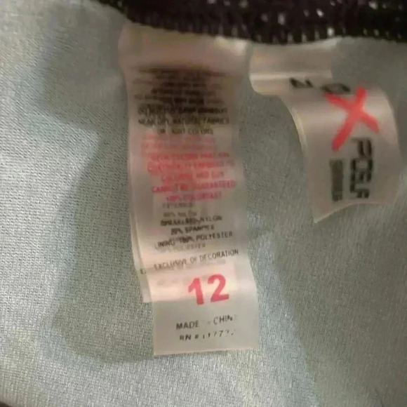 Girls one piece bathing suit,ZeroXposur, size 12 - Picture 3 of 4